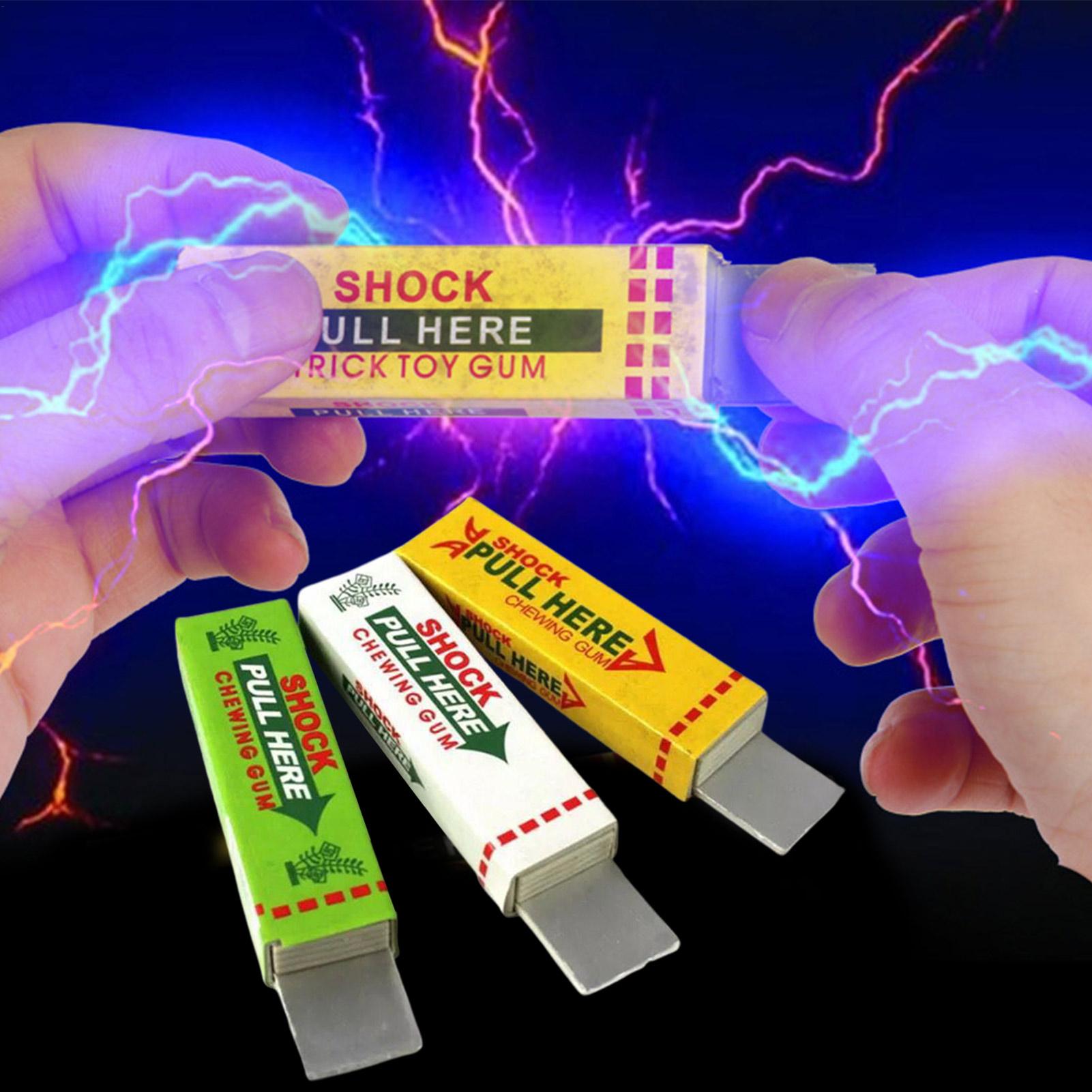 Shock Pen Prank Toy - 電気ショックチューインガム プルヘッド ショックおもちゃ ギフト ガジェット いたずらグッズ