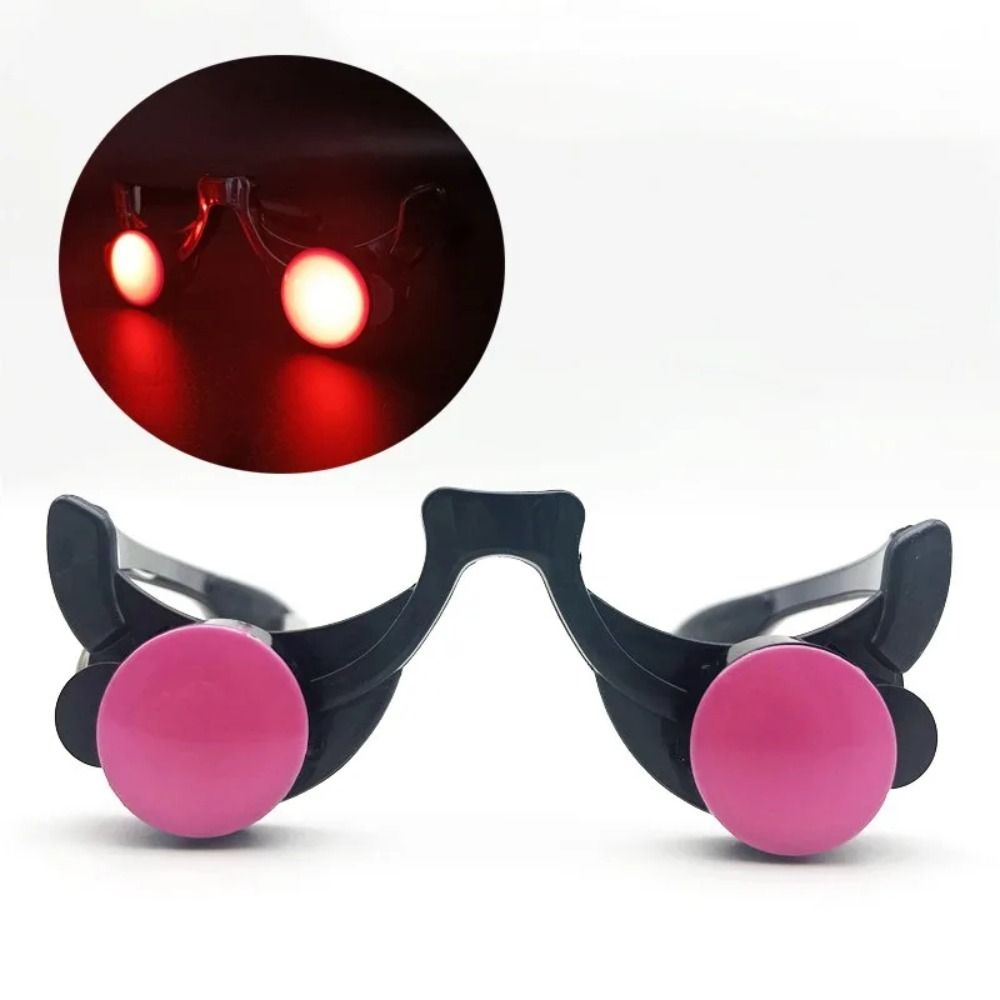 ハロウィーンのホラーレッドアイグラスのアクセサリー、面白い、 - Glow In The Dark Party Glasses のレビューと価格