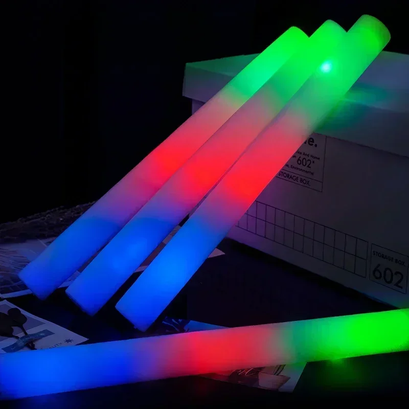 5/10/30 個 4 モードカラフルなフォームグロースティ - Flashing Led Foam Sticks Party のレビューと価格