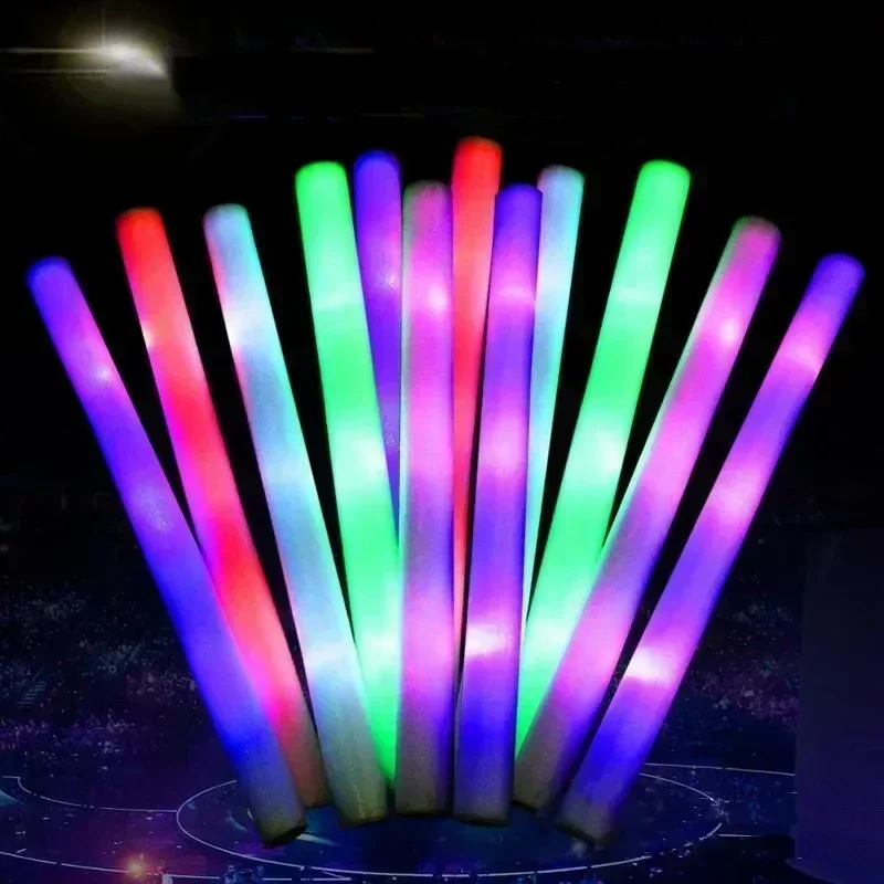 5/10/30 個 4 モードカラフルなフォームグロースティ - Flashing Led Foam Sticks Party のレビューと価格