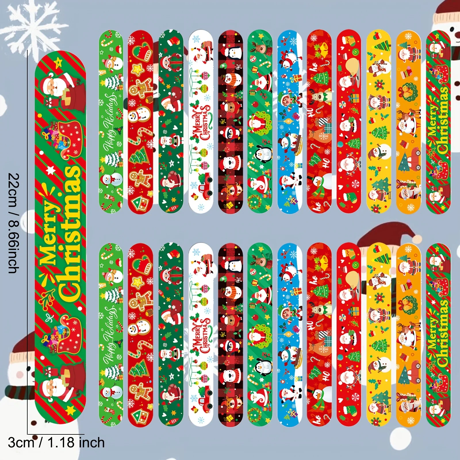 クリスマススラップブレスレット、クリスマスストッキング詰め物 - Party Supplies のレビューと価格