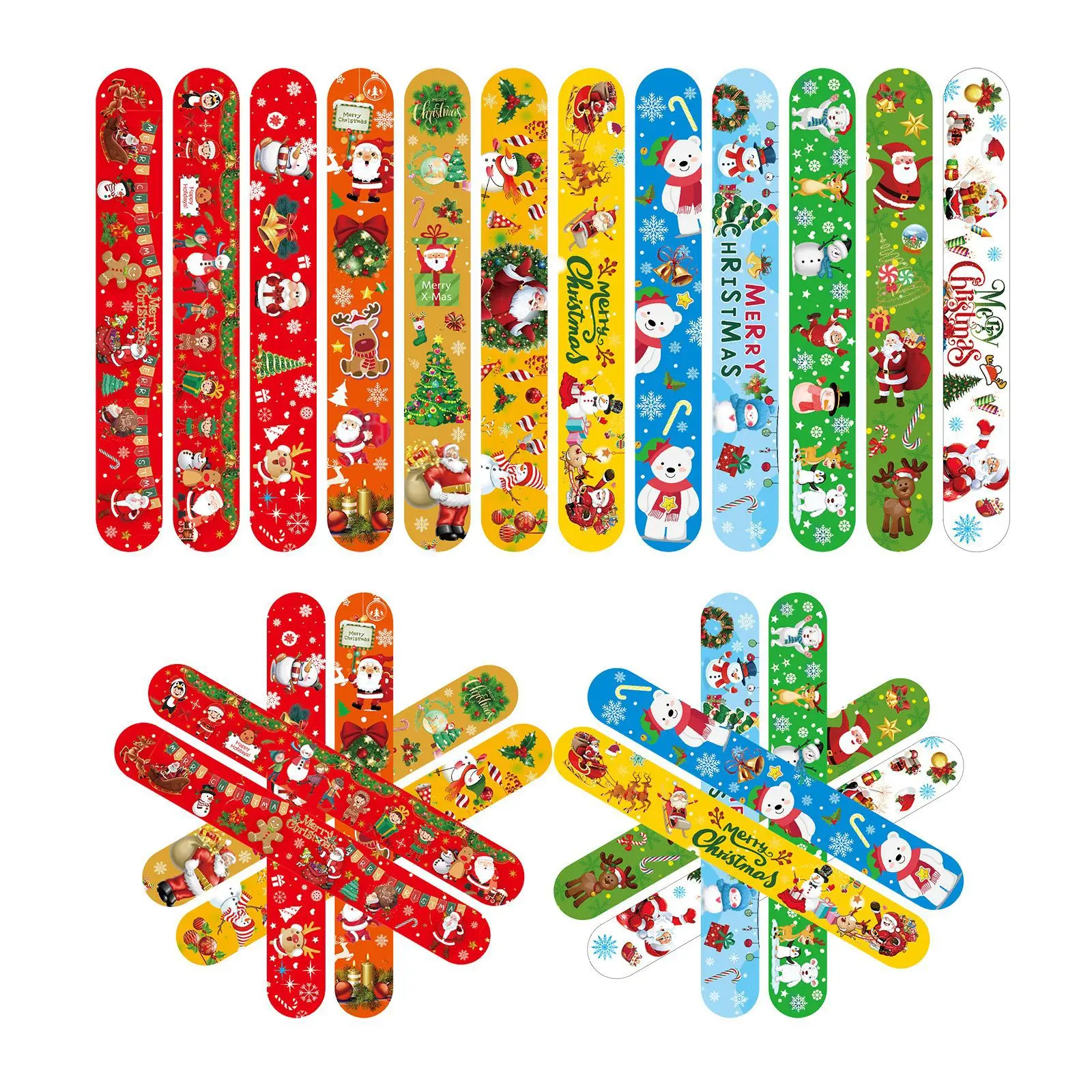 クリスマススラップブレスレット、クリスマスストッキング詰め物 - Party Supplies のレビューと価格