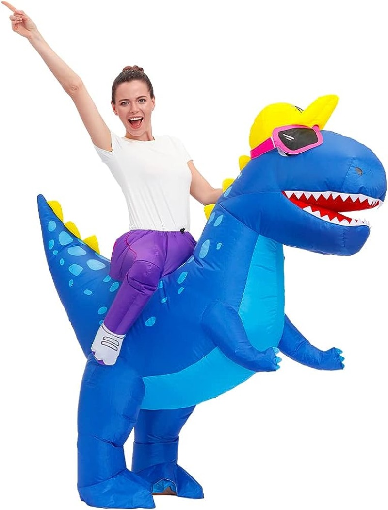 大人用インフレータブル恐竜コスチューム。パーティーにぴったり - Inflatable Dinosaur Costume Adult のレビューと価格